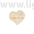 Bild 2/2 - Herz mini  " Alles Gute"