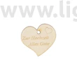Bild 2/2 - Herz mini "Zur Hochzeit Alles Gute"