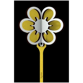 3D Stecker Blume gelb