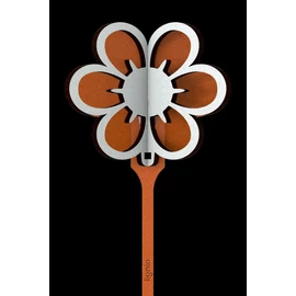 3D Stecker Blume orange