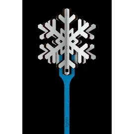 3D Stecker Schneeflocke