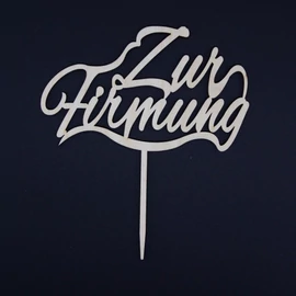 Cake Topper "Zum Firmung"