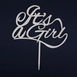 Cake Topper "It's a Girl"