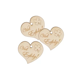 Herz mini "Viel Erfolg!"