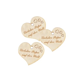 Herz mini "Liebster Papa"