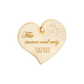 Herzanhänger "Für immer und ewig WIR"