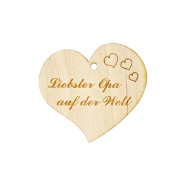Herzanhänger "Liebster Opa auf der Welt"