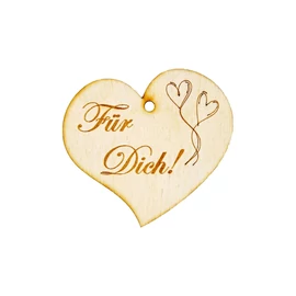 Herzanhänger "Für Dich"