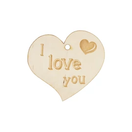 Herzanhänger "I love you"