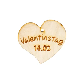 Herzanhänger "Valentinstag 14.02"