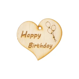 Herzanhänger "Happy Birthday"