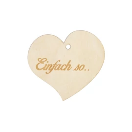 Herzanhänger "Einfach so"