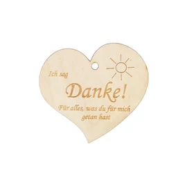 Herzanhänger "Ich sag Danke! Für alles, was du für mich getan hast"