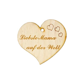 Herzanhänger "Liebste Mama auf der Welt"