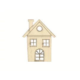 Holzfigure "Häuschen"