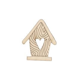 Holzfigure "Vogelhäuschen"