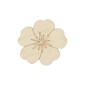 Holzfigure "Blumenkoft groß"