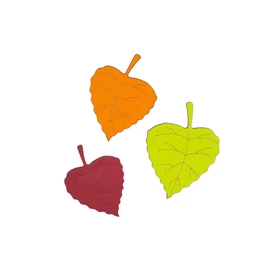 Holzfigure "Birkenblatt mix"