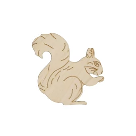 Holzfigure "Eichhörnchen klein"