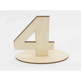 Tischnummer "4"
