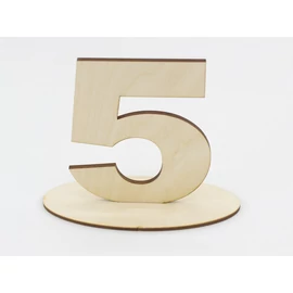 Tischnummer "5"