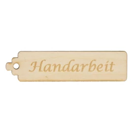 Holzfigure "Handarbeit"