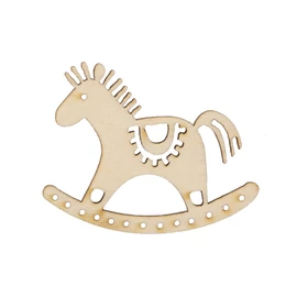 Holzfigure "Schaukelpferd"