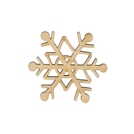 Holzfigure "Schneeflocken leer"