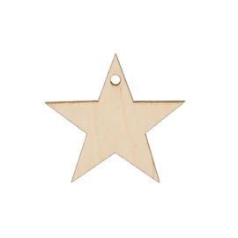 Holzfigure "Stern mit Loch"
