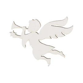 Holzfigure "Engel weiß"