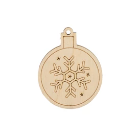 Holzfigure "Weihnachtsbaumkugel"