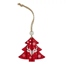 Rote Weihnachtsbaum Anhänger