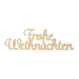 Schrift "Frohe Weihnachten groß natur"