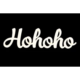 Schrift "Hohoho groß weiss"