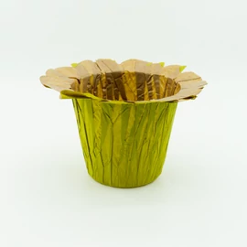 LIG Papier Übertopf 10,5cm apfelgrün