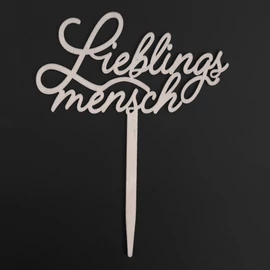 Text Stecker "Lieblingsmensch"