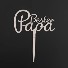 Text Stecker "Bester Papa"