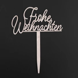 Text Stecker "Frohe Weihnachten"