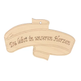 Band "Du lebst in unseren Herzen"