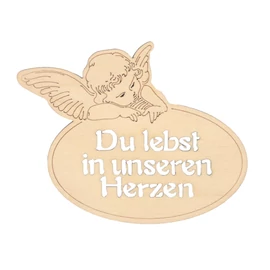 Engel "Du lebst in unseren Herzen"