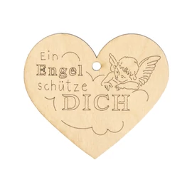 Herz "Ein Engel schütze Dich"