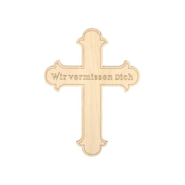 Kreuz "Wir vermissen Dich"