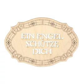 Tafel groß "Ein Engel schütze Dich"