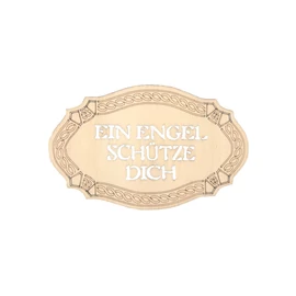 Tafel mittel "Ein Engel schütze Dich"