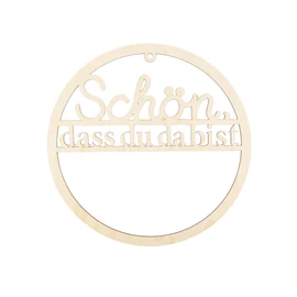 Türklopfer "Schön dass du da bist"