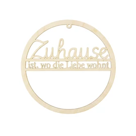 Türklopfer "Zuhause ist wo die Liebe wohnt"