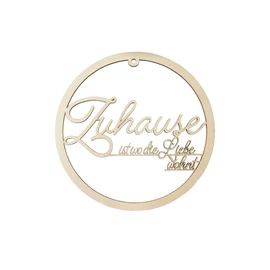 Türklopfer "Zuhause ist wo die Liebe wohnt" 20 cm