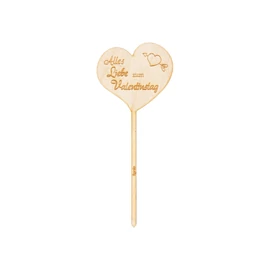 Blumenstecker "Alles Liebe zum Valentinstag"