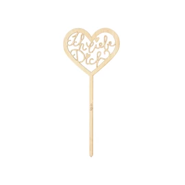 Blumenstecker "Ich liebe Dich- natur"