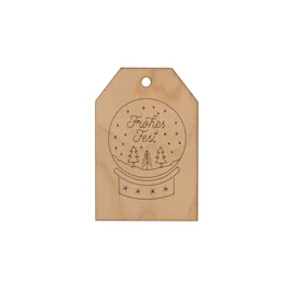 Weihnachten Grußkarte "Schneekugel"